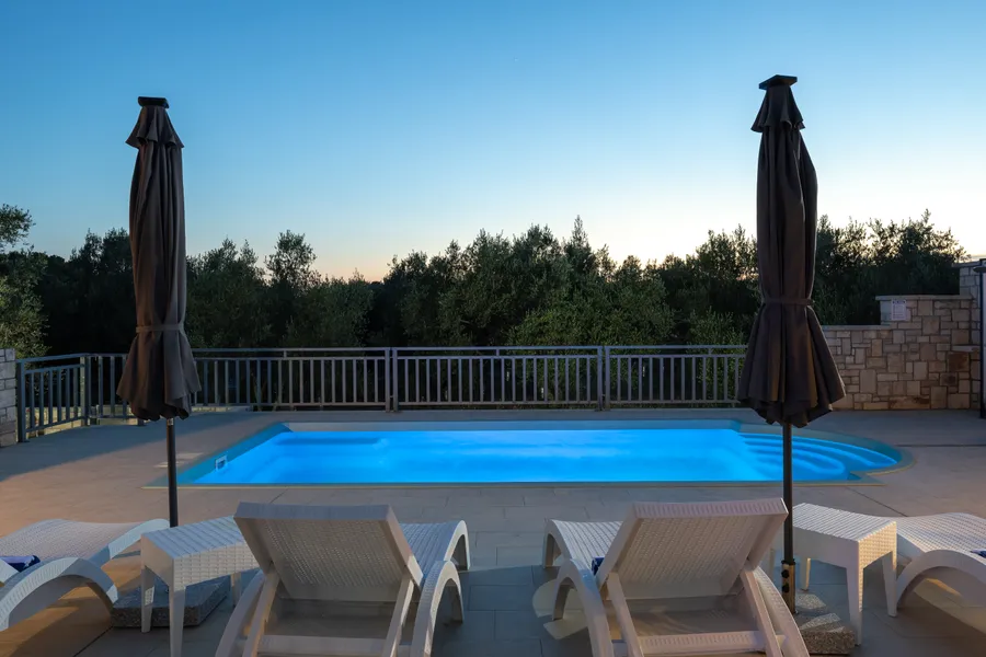 Villa Barbara at Night