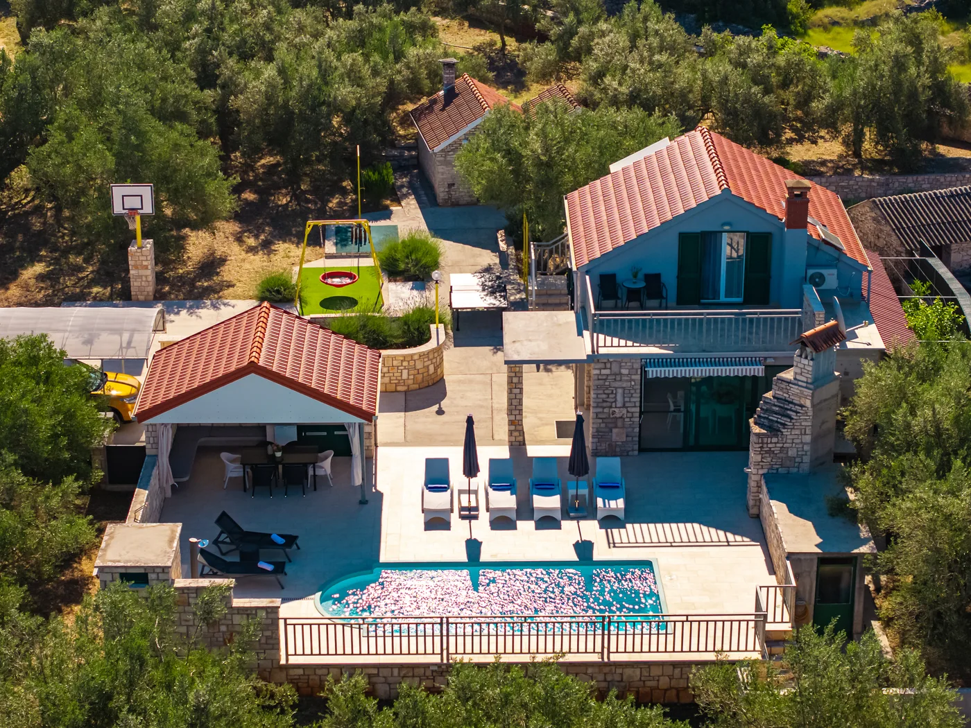 Villa Barbara Aerial View